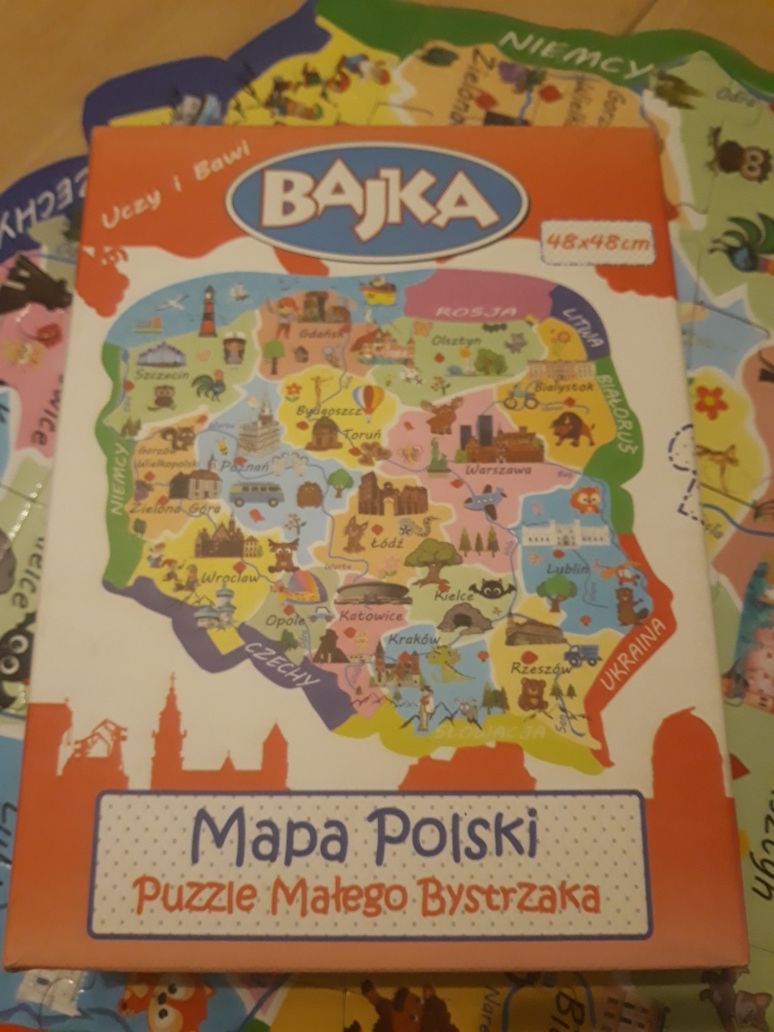 Puzzle mapa świata
