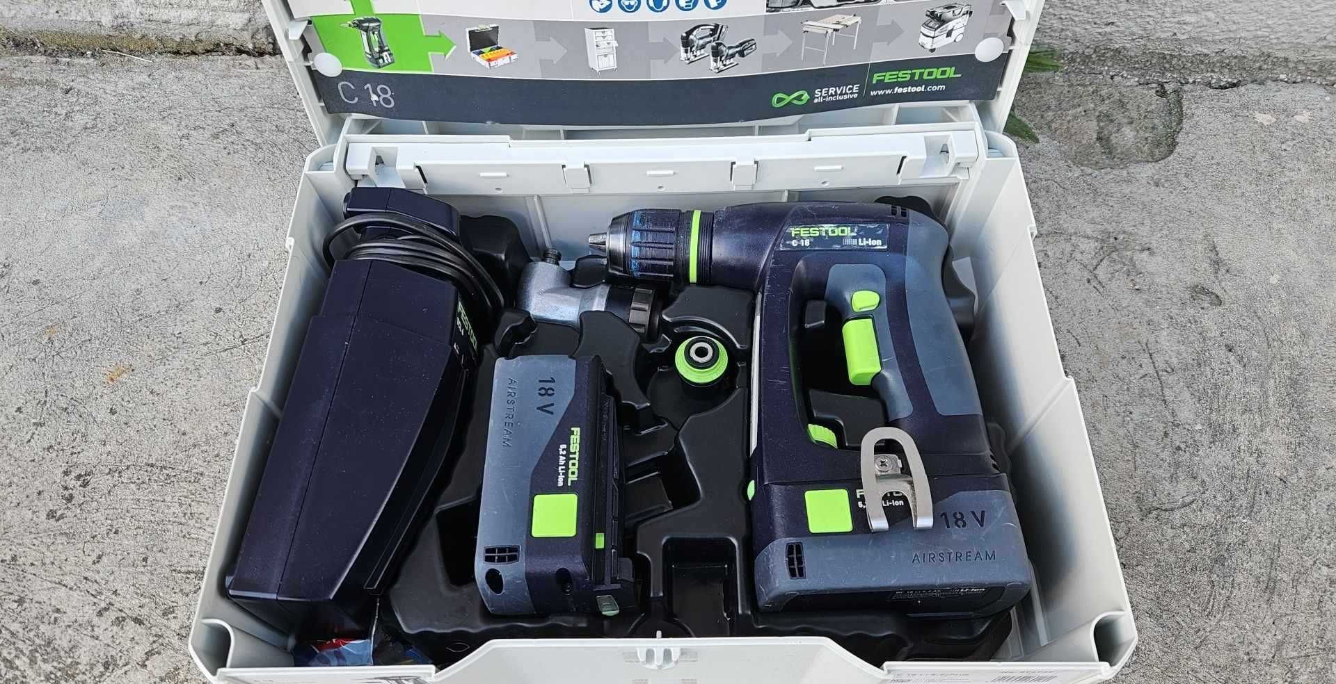 FESTOOL C 18 Li 5,2-Plus wiertarko-wkrętarka