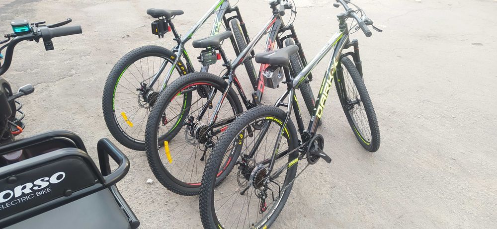Алюминиевый велосипед Corso «Dark-X» 29", на промах, на Shimano