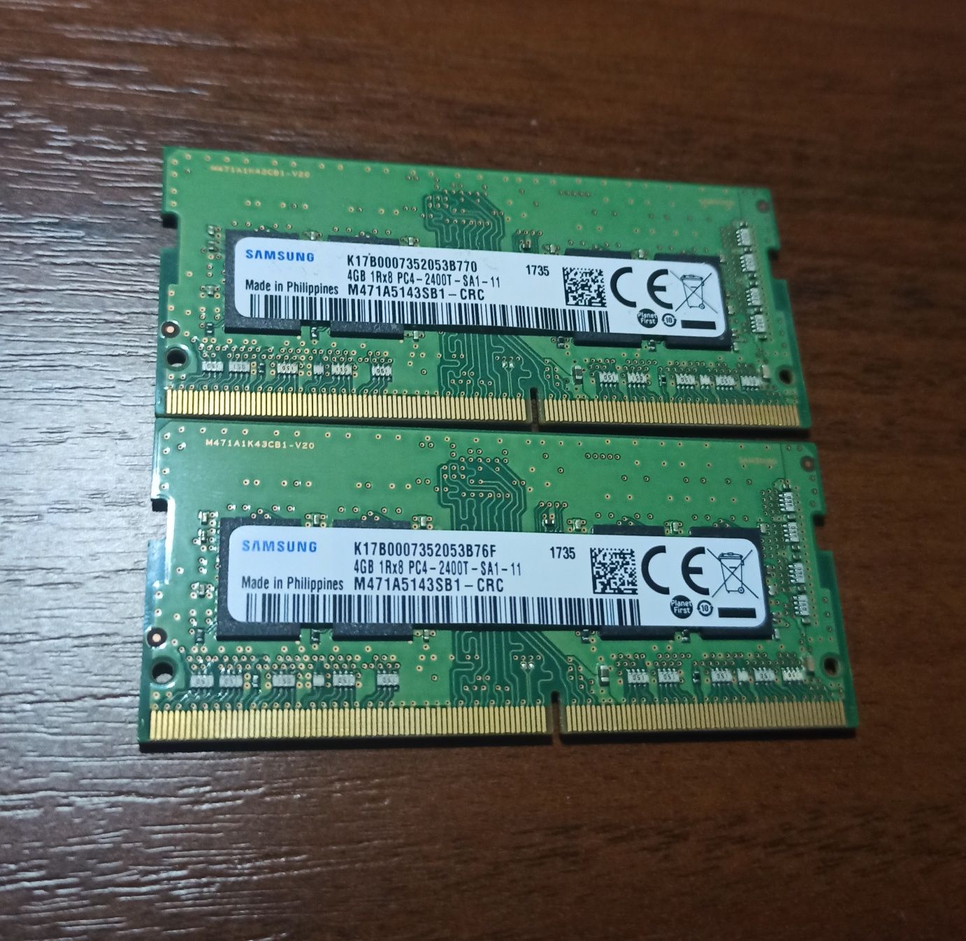 Оперативна пам'ять Samsung 4x2 GB SO-DIMM DDR4 2400 MHz