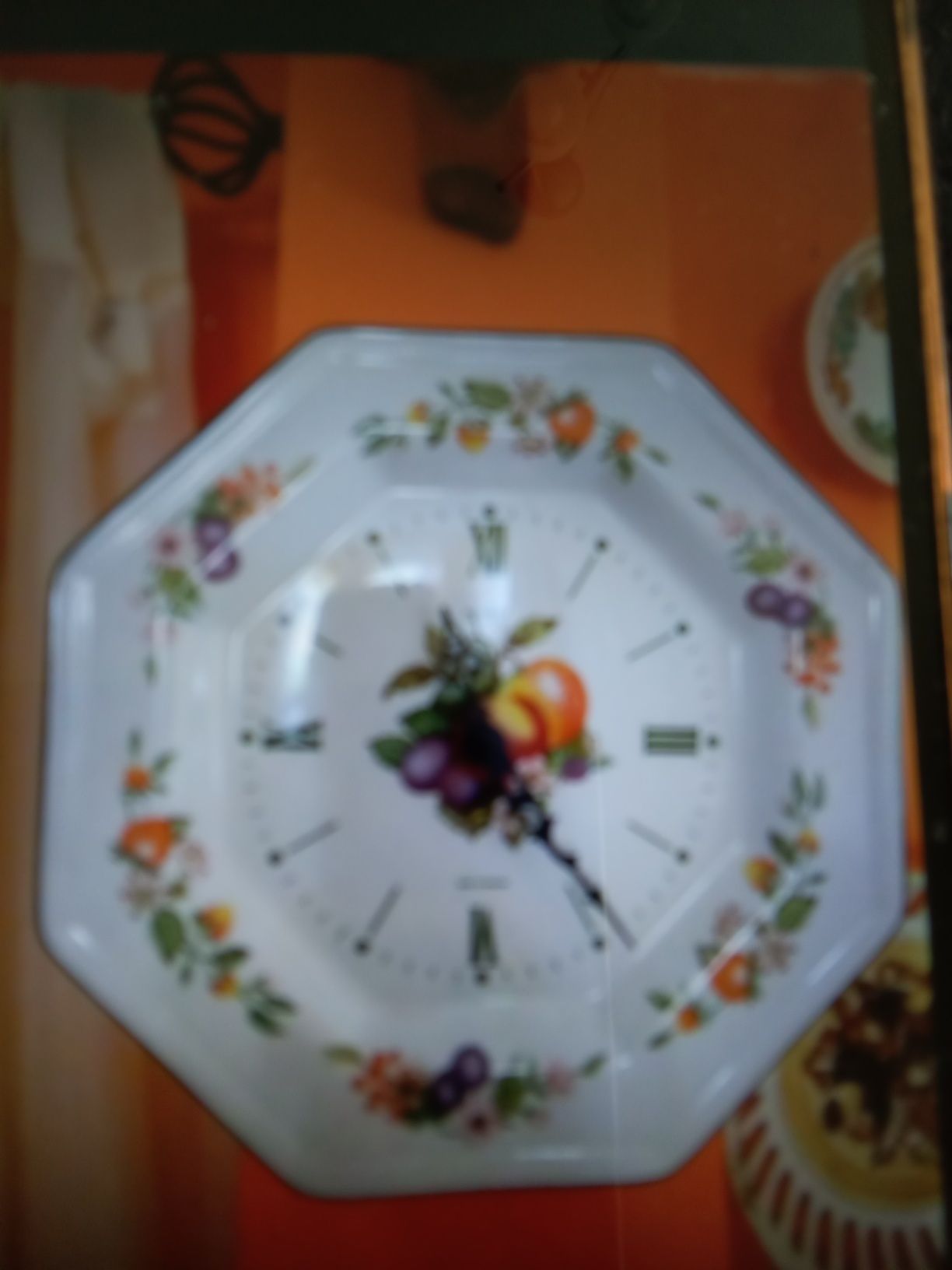 Zegar ścienny porcelana