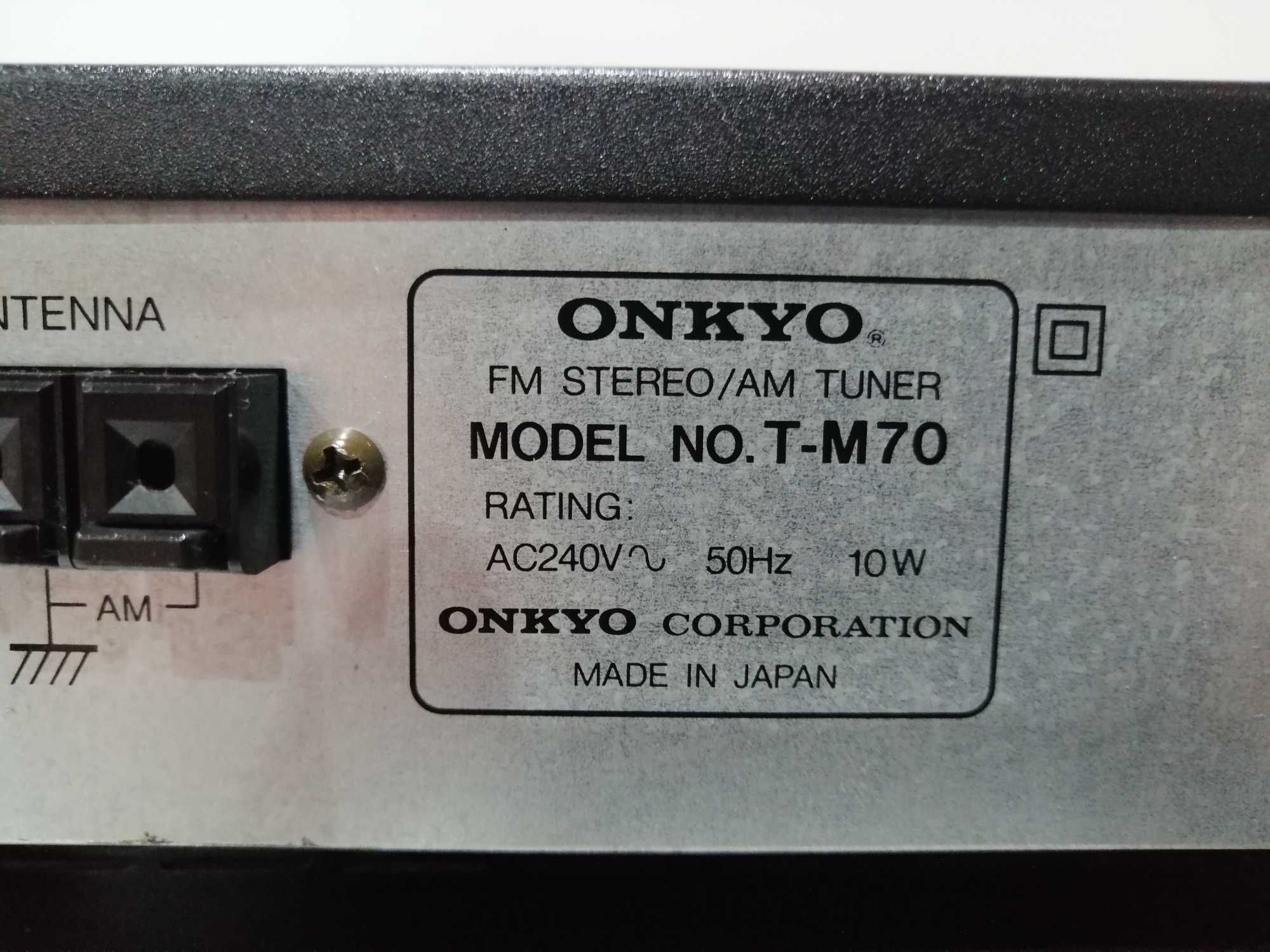 Wzmacniacz Onkyo A-M70 + Tuner Onkyo T-M70