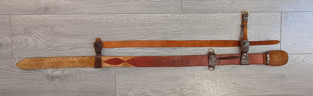 Офіцерський ремінь із портупеєю, 1956 року випуску. ЗС СРСР. 2 розмір