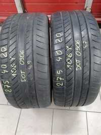 1szt 275/40r20 4,9mm Continental 4x4 sport contact opona letnia