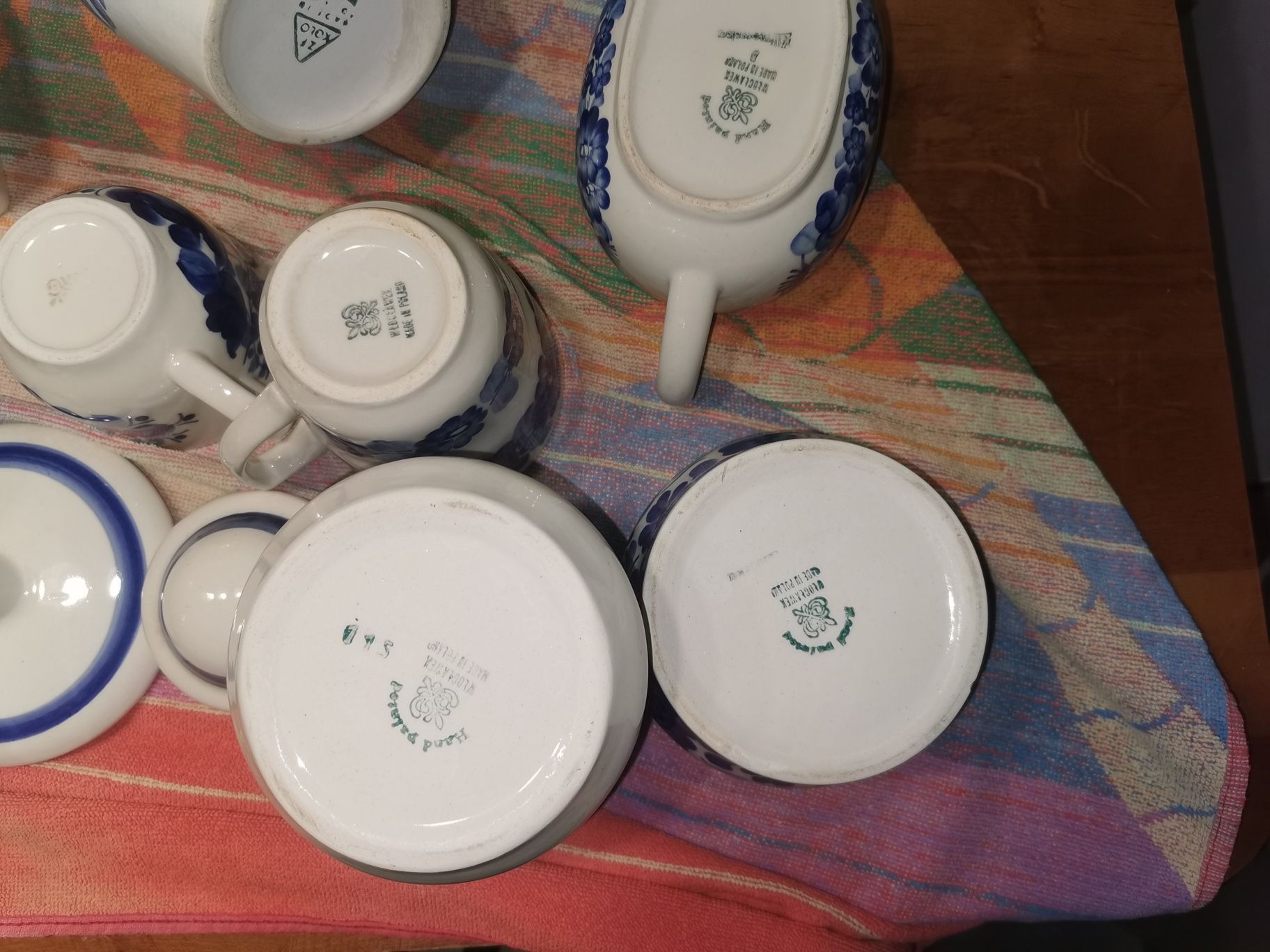 Porcelana Włocławek ręcznie malowana