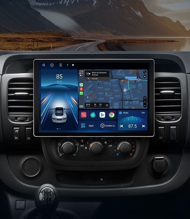 Radio Android CarPlay Renault Trafic III/Opel Vivaro B 2014–2019
