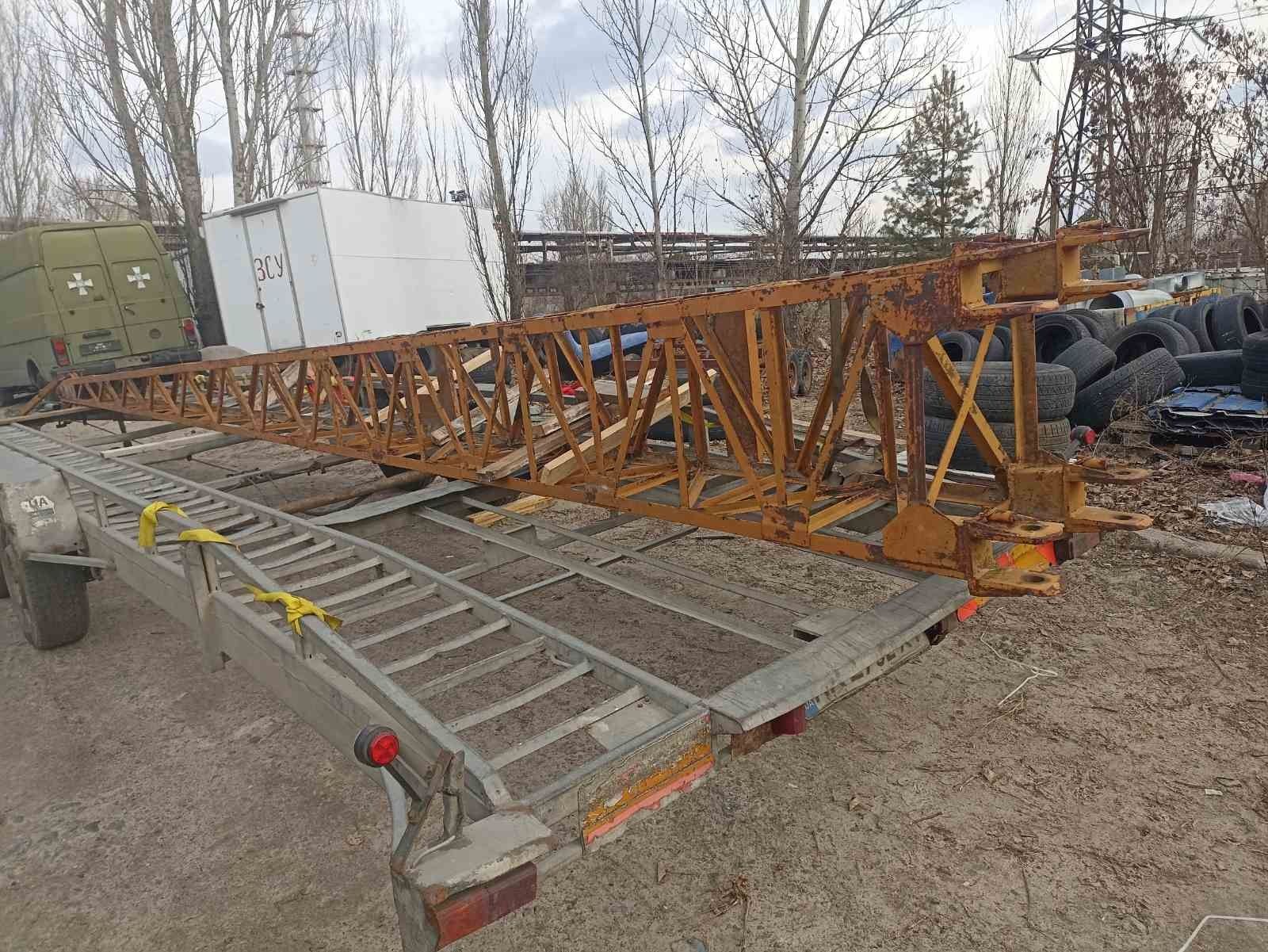 Гусек на автокран КТА 25 ,9 метрів