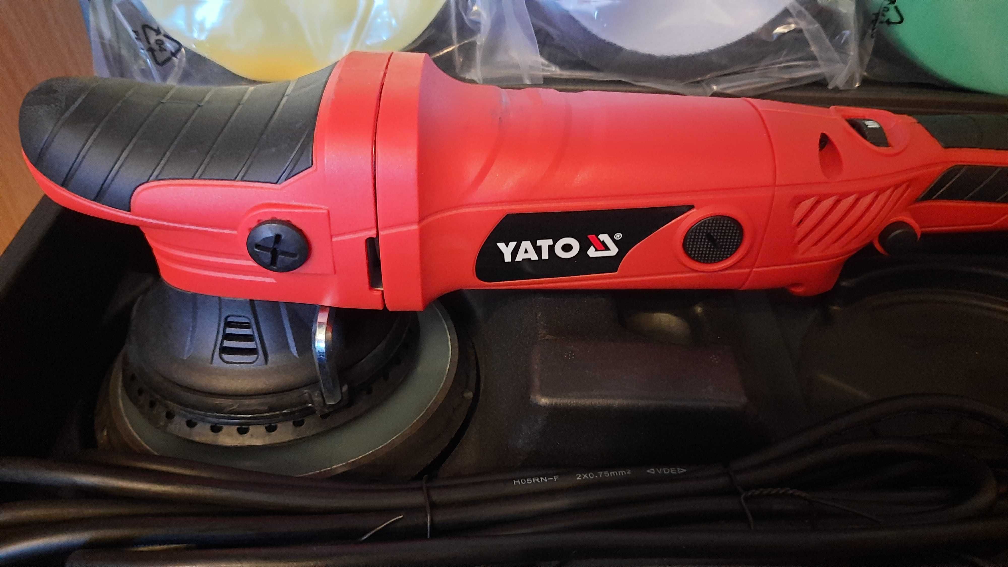 Эксцентриковая полировальная машина инструмент yato-82200 диск 150 мм