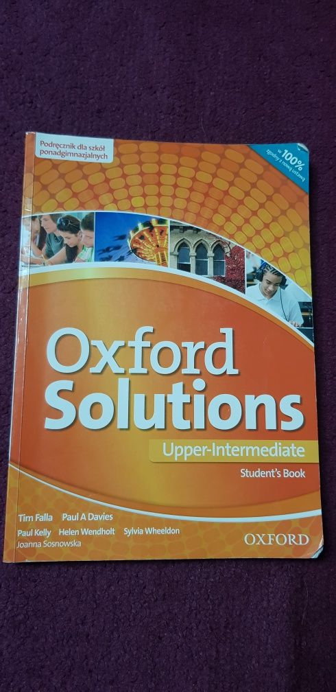 Oxford Solutions Upper-Intermediate podręcznik + ćwiczenia