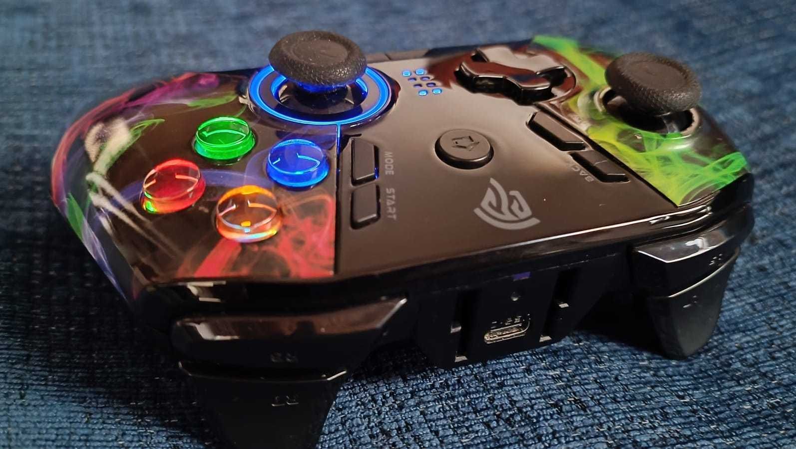 Comando com Led wireless para jogos ps3, pc, switch, android