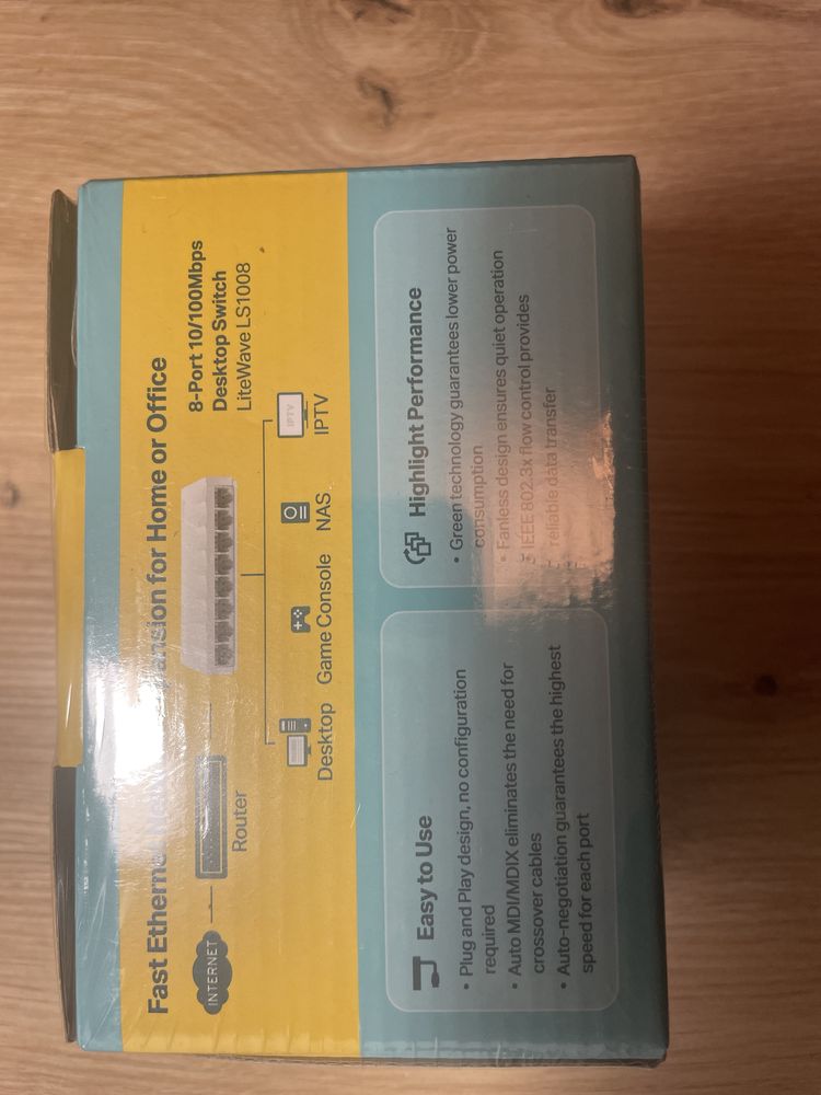 Комутатор TP-Link LiteWave LS1008 8xFE некерований, настільний