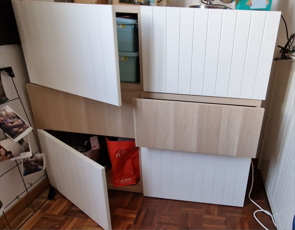 Estrutura de portas e gavetas IKEA Malm