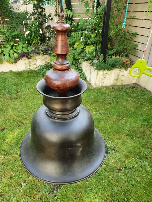 Lampa metalowa "dzwon" Oryginalna styl: Retro, Loft, Vintage