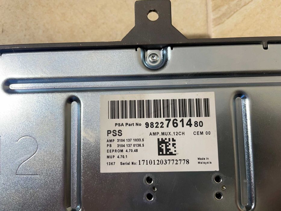 Amplificador Peugeot Citroen