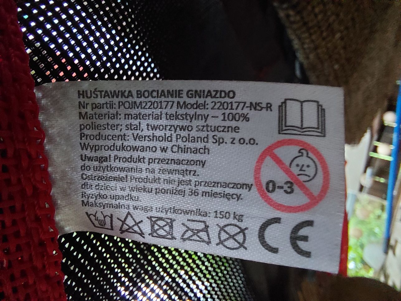 Huśtawka Bocianie gniazdo duże