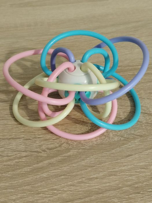 Kula piłka gryzak do nauki chwytania sensoryczny dla niemowląt