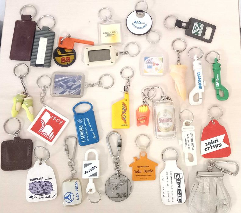 Porta chaves , marcas diversas, colecionador, lote por 5€