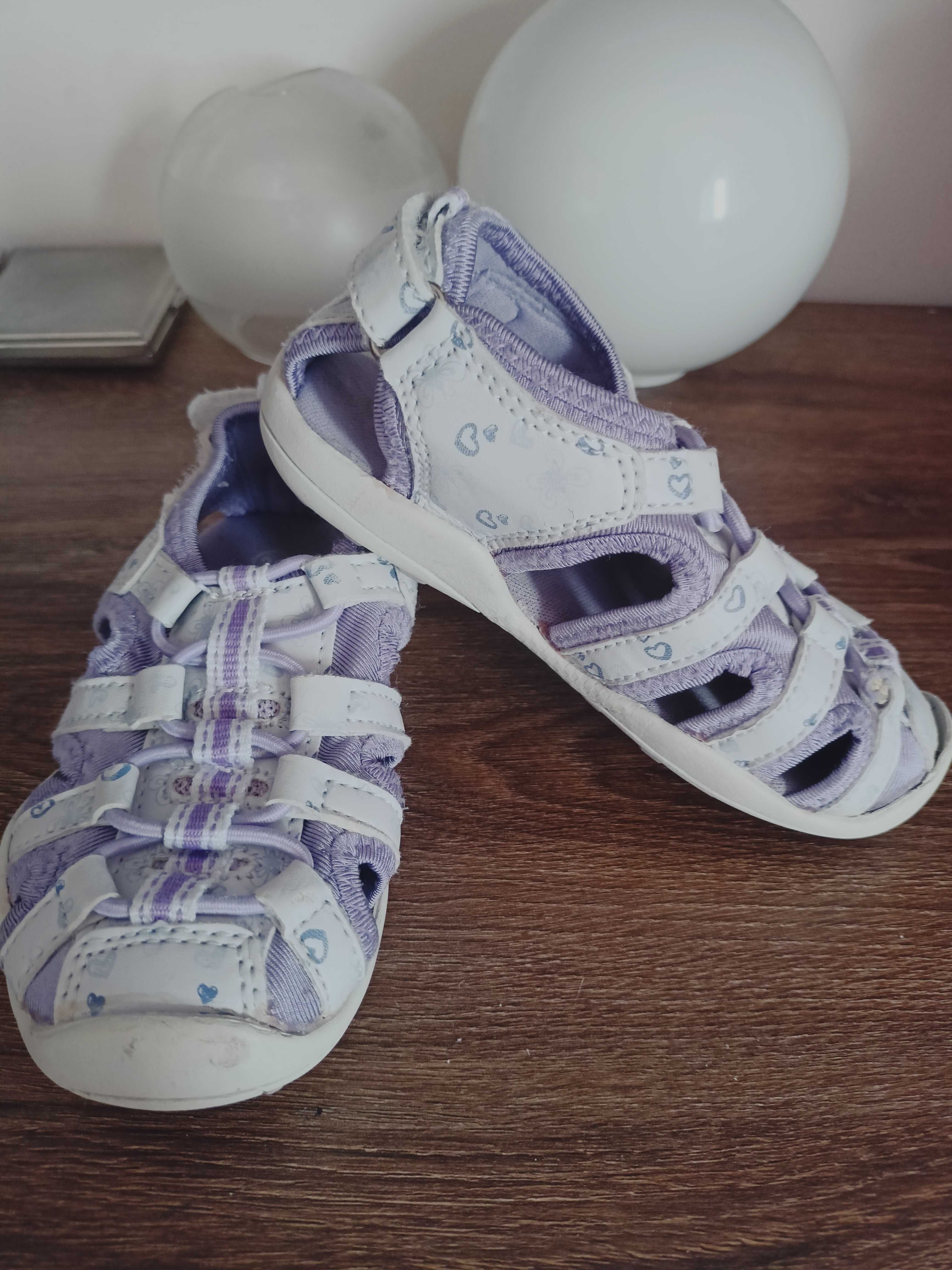 Buty dla dziewczynki r 25/26 zestaw