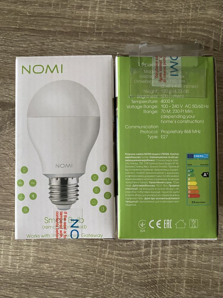 Світлодіодна лампа LED Nomi Smart LED LTW004