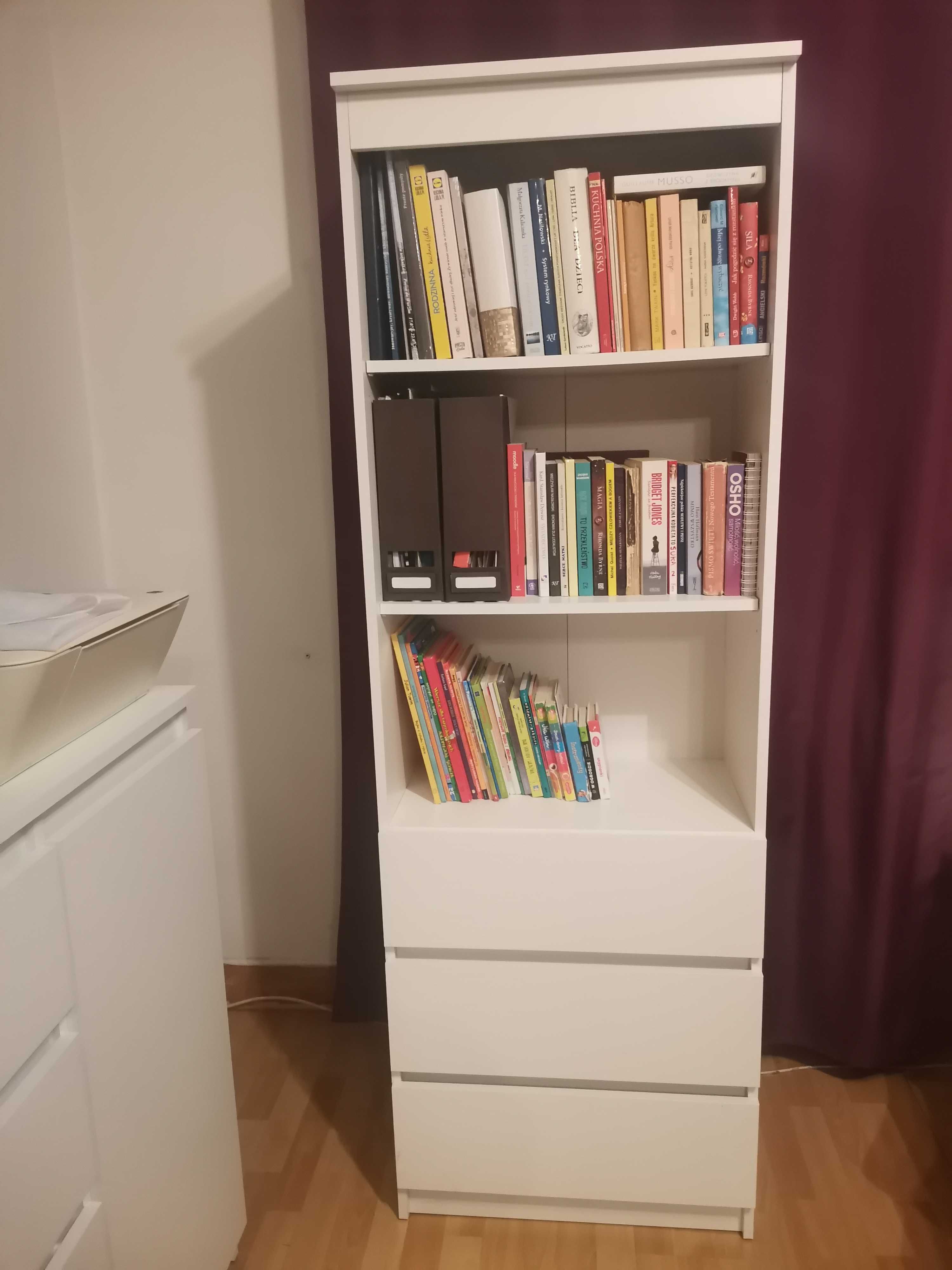 Szafka na książki z szufladami