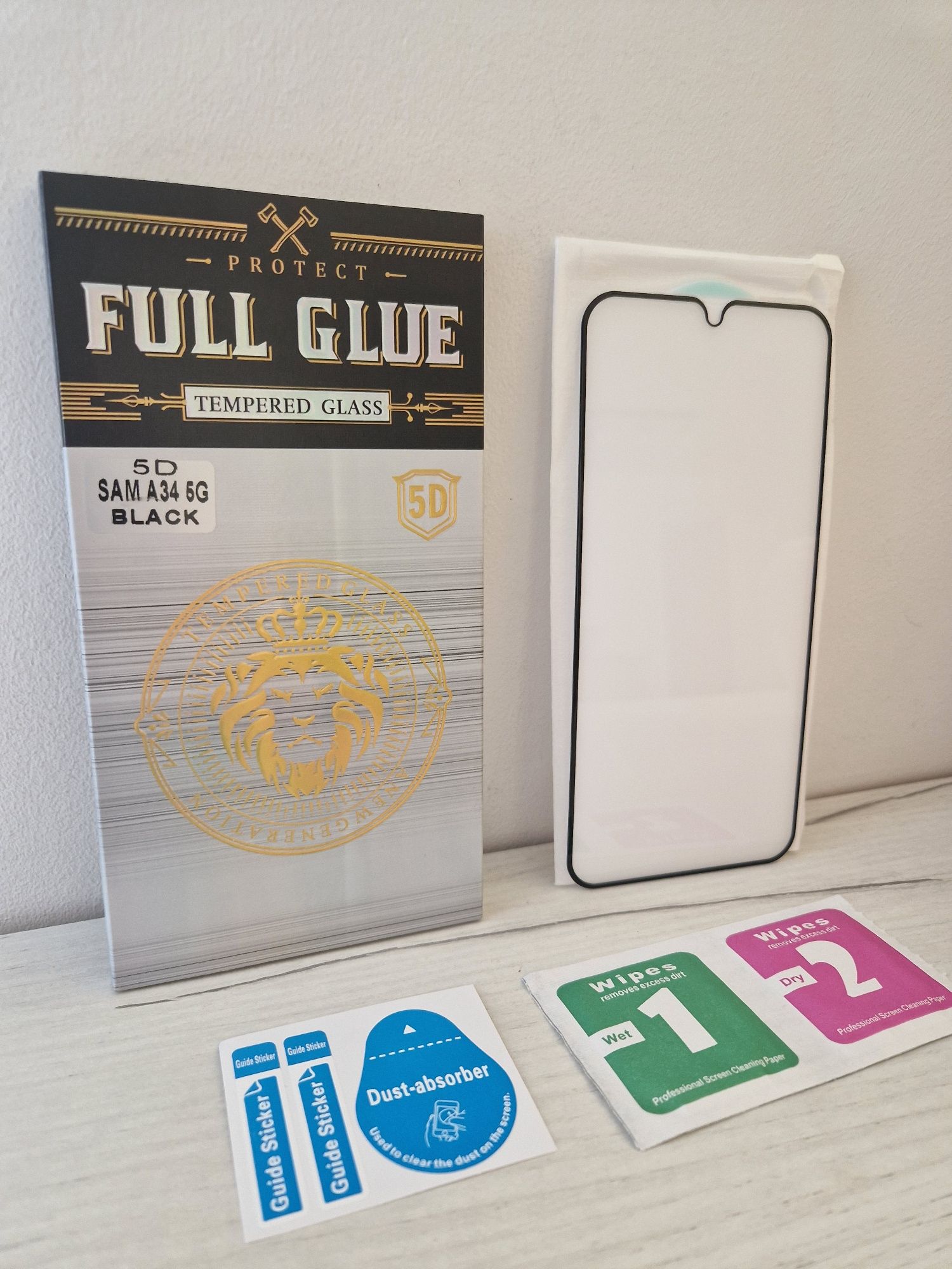 Hartowane szkło HARD Full Glue 5D do SAMSUNG GALAXY A34 5G