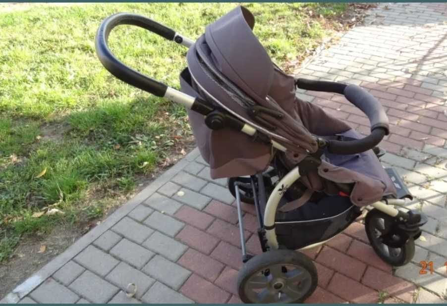 wózek spacerówka x lander xa pompowane koła