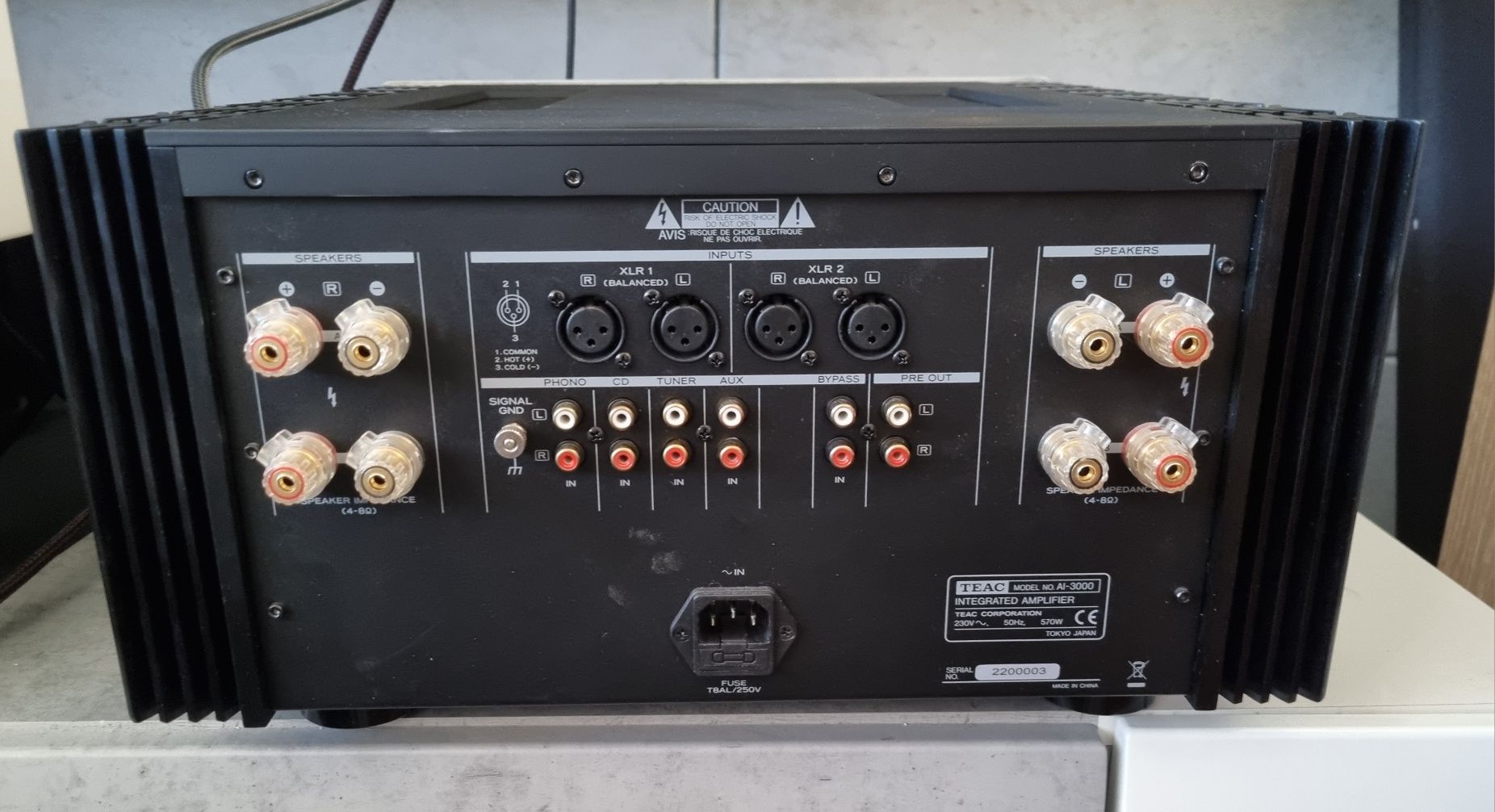 Wzmacniacz Teac AI 3000 srebrny
