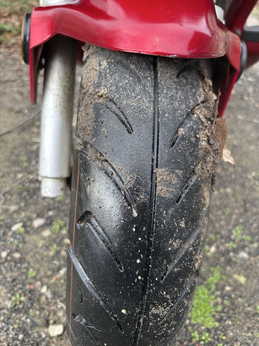 Скутер Мустанг на ходу