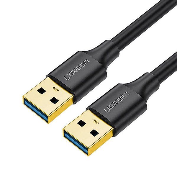 Ugreen kabel przewód Usb - Usb (męski - Usb 3.2 Gen 1) 1 m czarny (us1