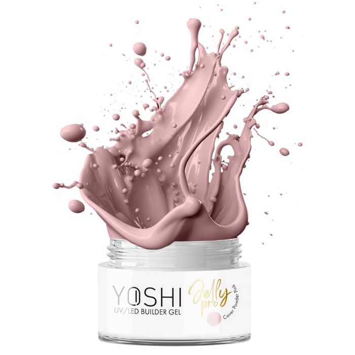Yoshi Żel budujący Jelly Pro Cover Powder Pink pudrowy róż 50ml