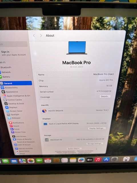 MacBook Pro 16 Apple M2 Pro 16GB/512GB ЙЦУКЕН Kupiony 12.2023 Szczecin