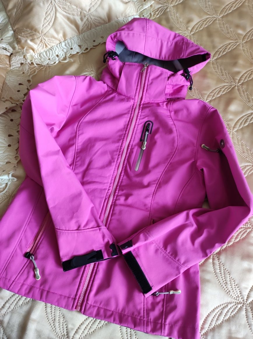 Kurtka Softshell S różowa