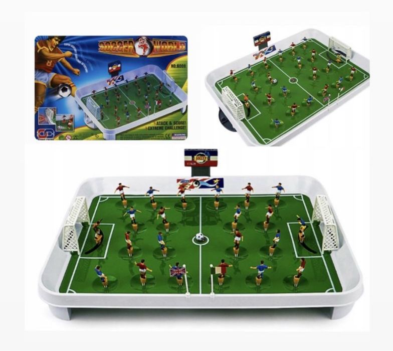 Piłkarzyki Gra Sprężynowa Stół do Piłkarzyków Dla Dzieci Prezent