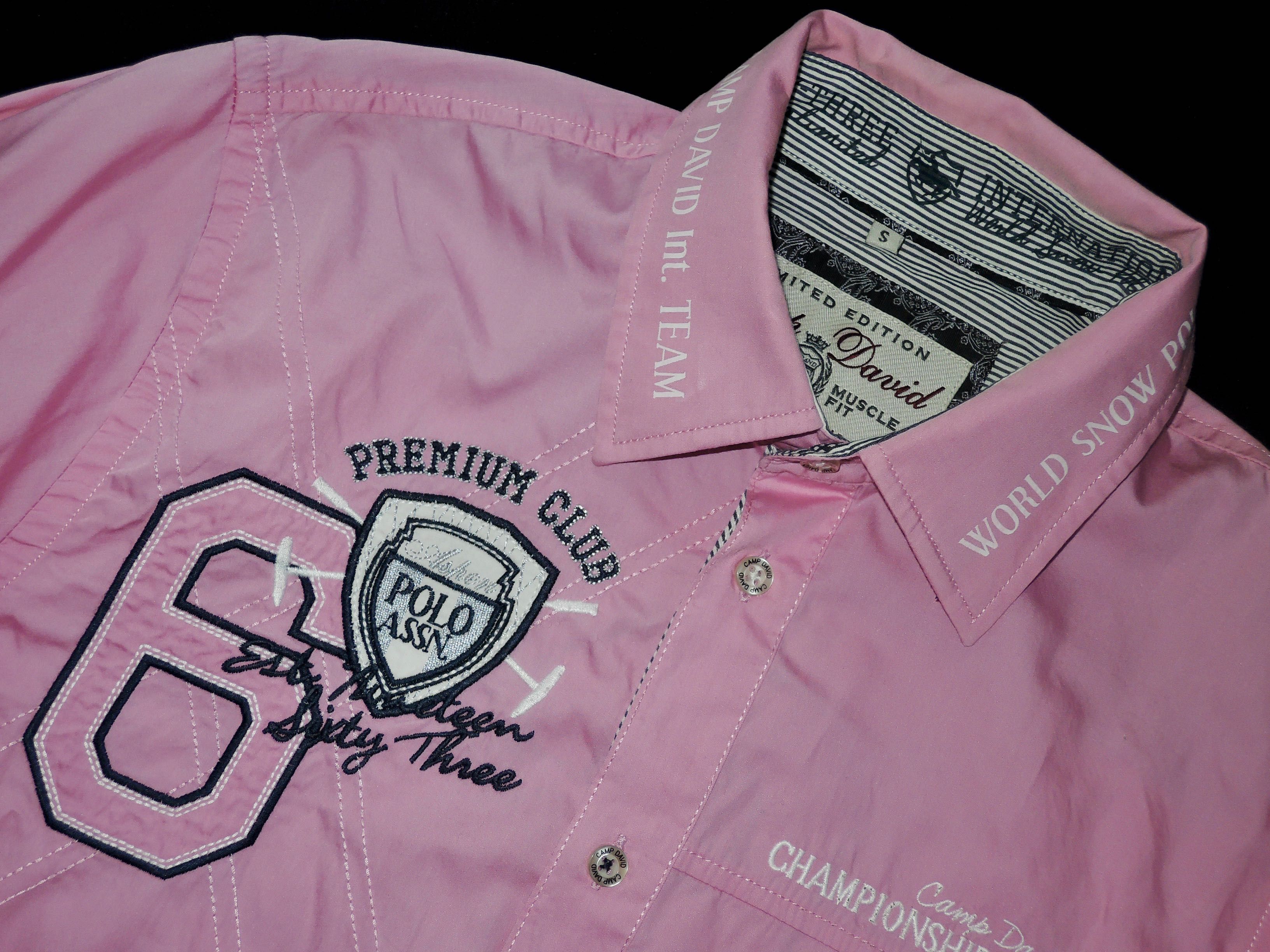 Camp David koszula S Limited Edition różowa pink