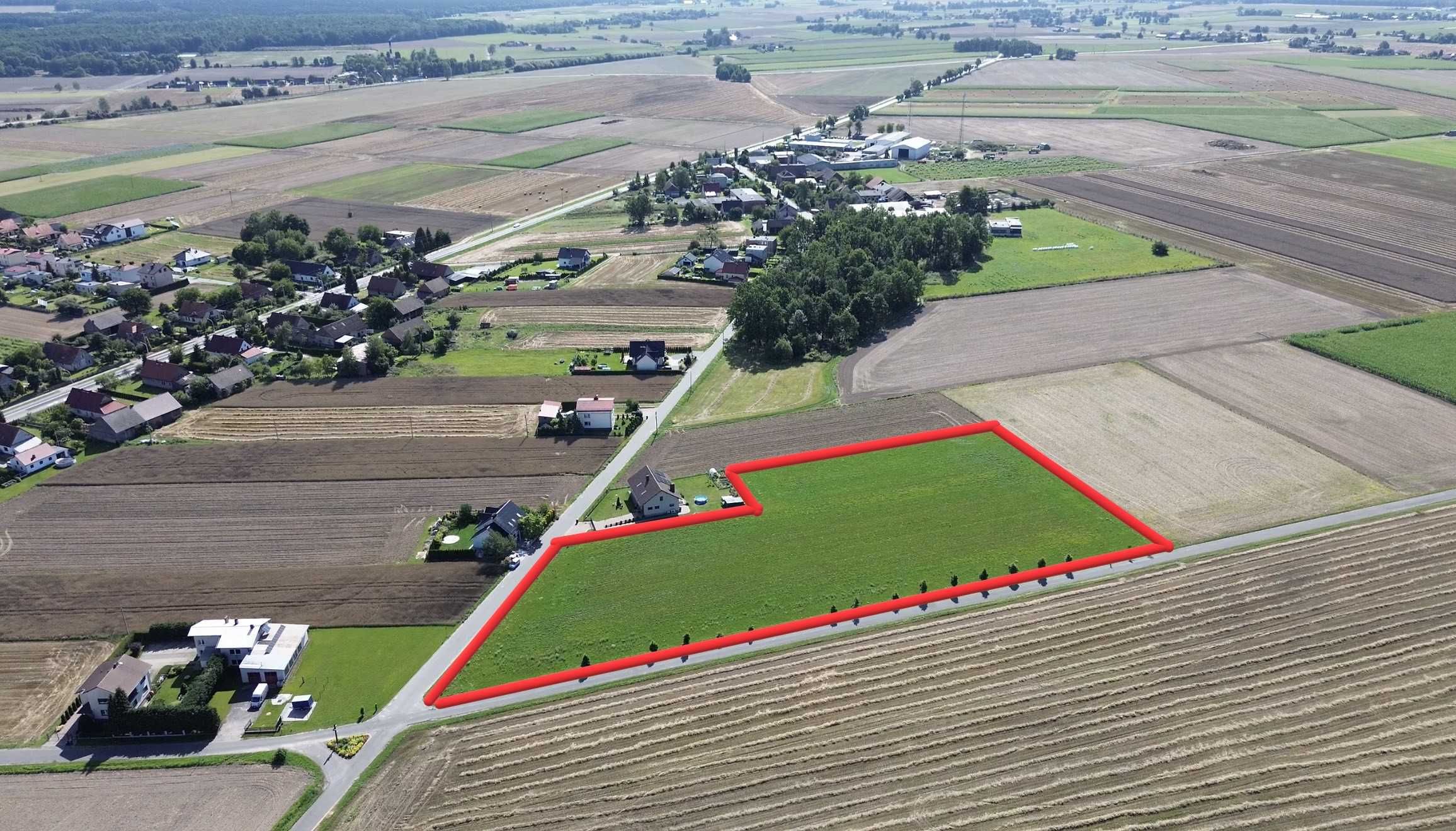 Działki budowlane Sieraków Śląski 1100m2