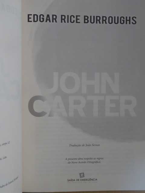 John Carter de Edgar Rice Burroughs - 1ª Edição