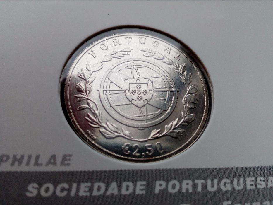 moeda 100 anos Fátima 2,5 Euros
