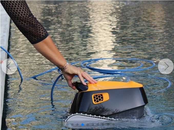 Robot basenowy Delfin E25 odkurzacz czyści dno i ściany