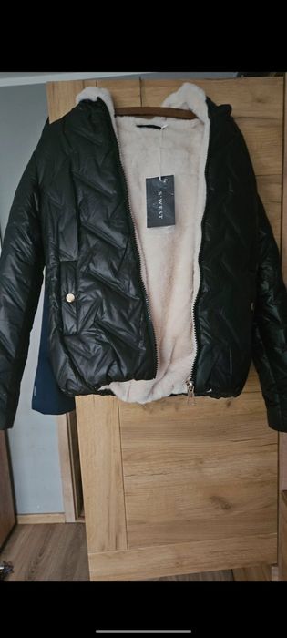 Ciepła pikowana kurtka