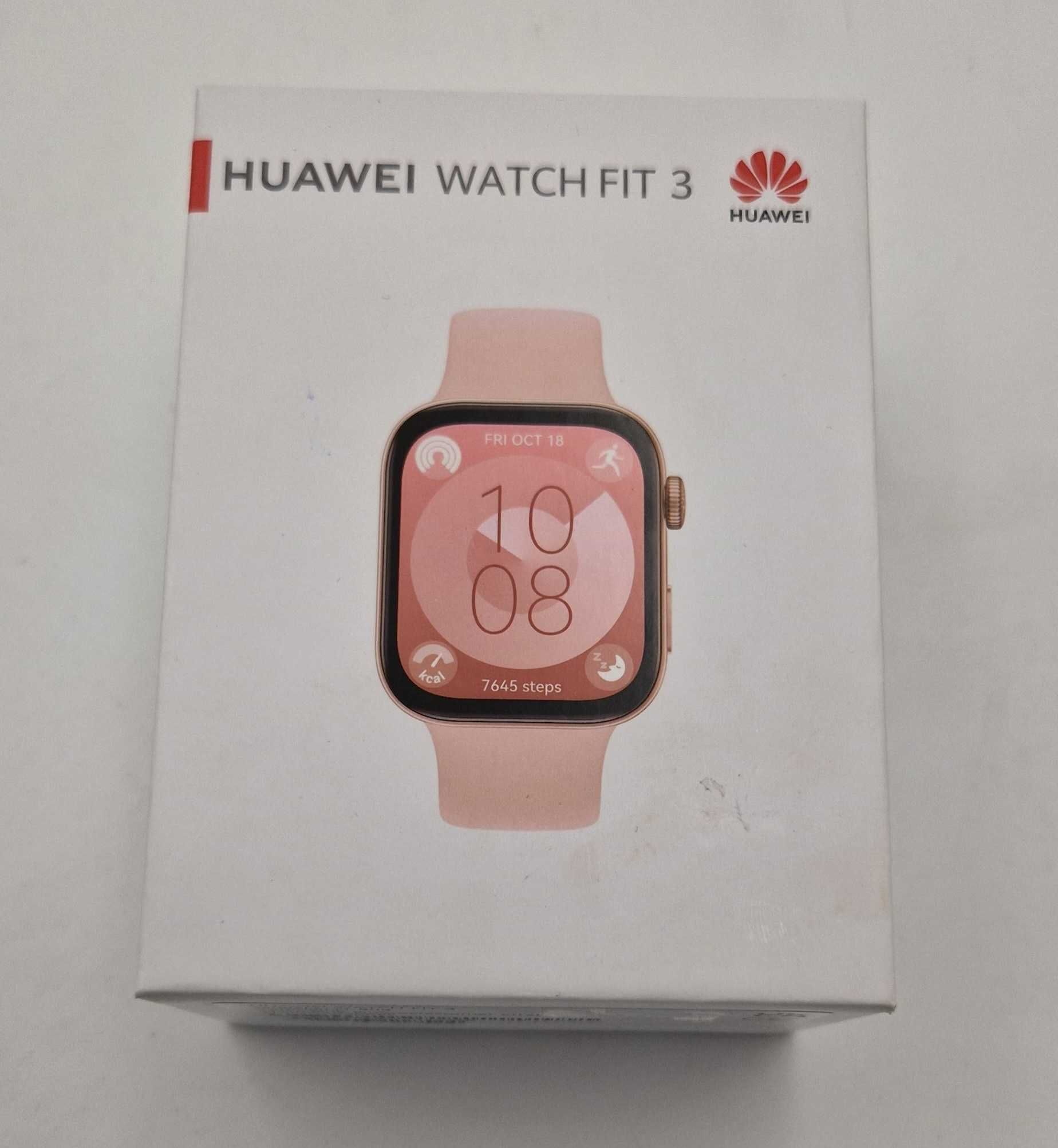 Zegarek Smartwatch HUAWEI Watch Fit 3 Różowy NOWY \Fajne OKAZJE