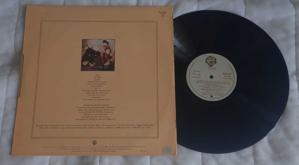 Ry Cooder – Borderline LP 1980 Portugal