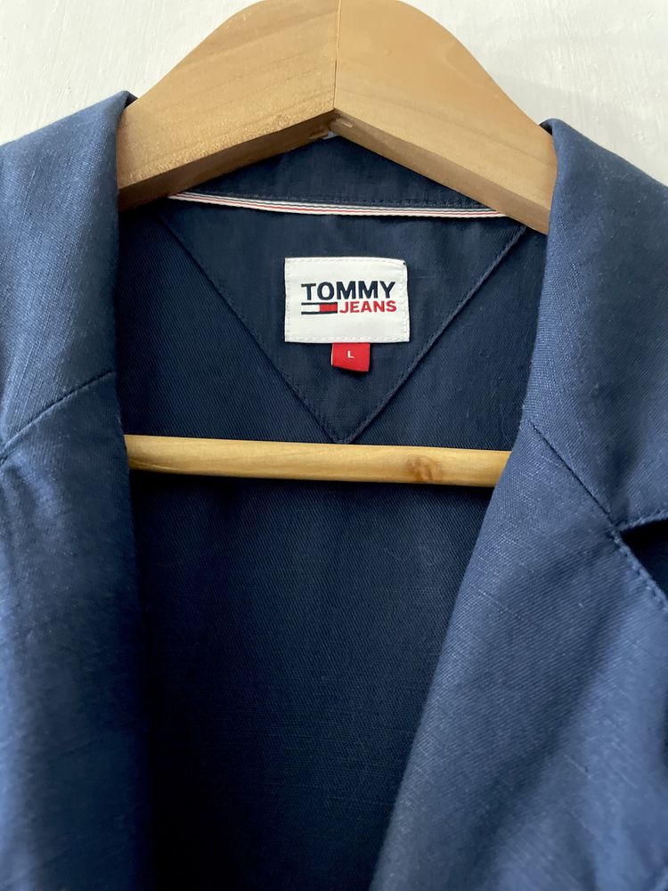 TOMMY JEANS женская блузка (L - Синий)