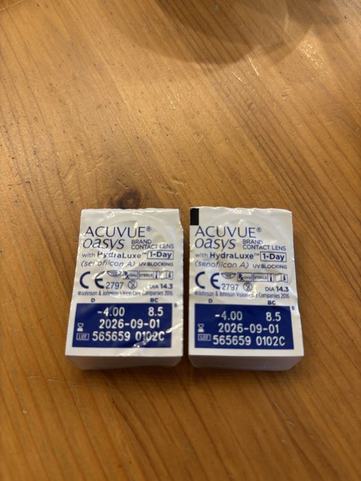 Soczewki Acuvue Oasys 1-day -4,00