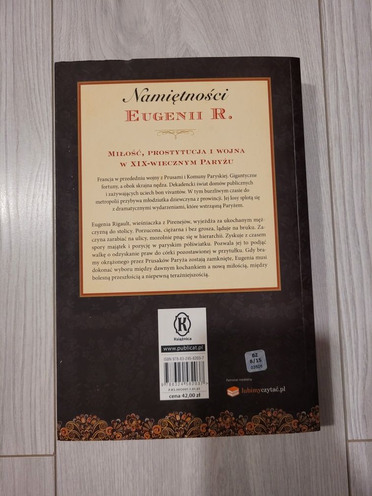 Książka "Namiętności Eugenii R." Carole Desanti