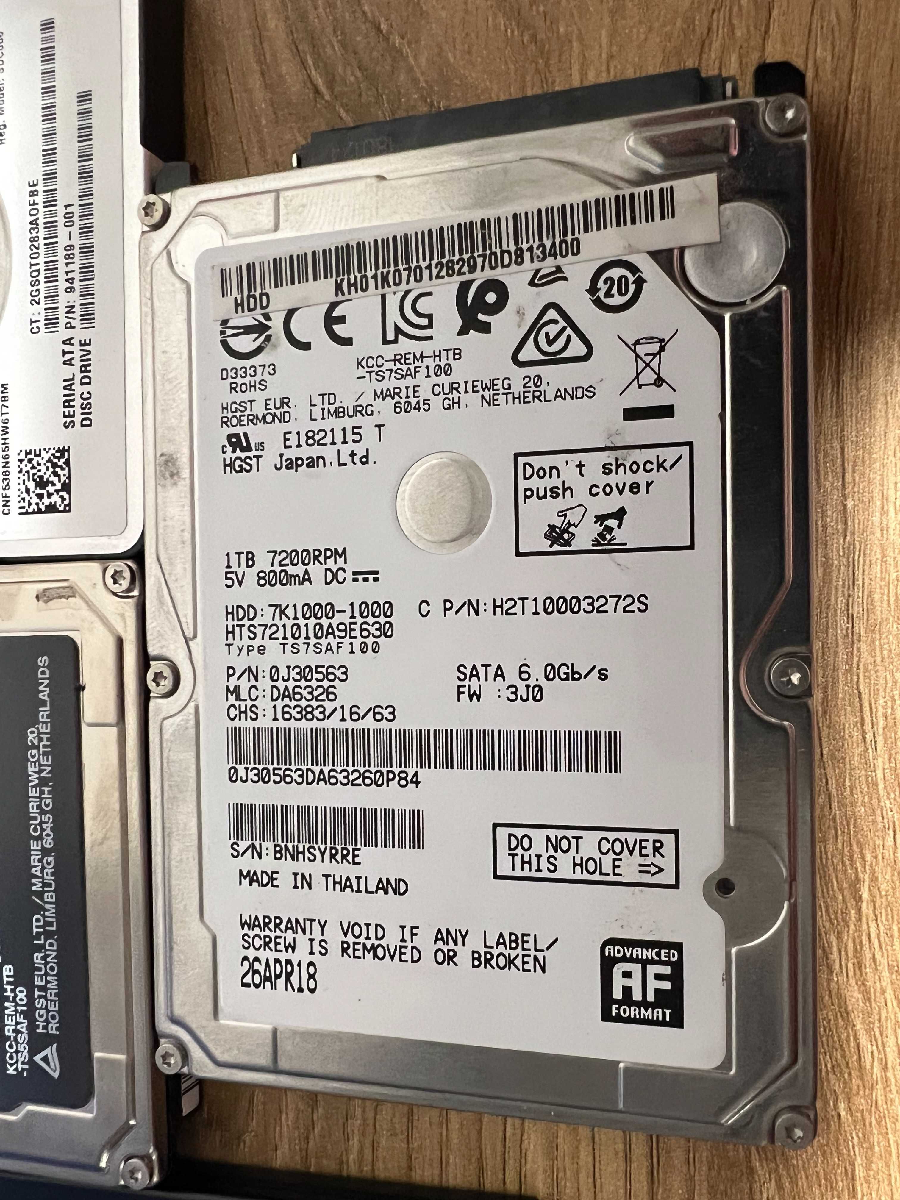 1Tб HDD SSD Жосткий диск для ноута або ПК Швидкий 7200RPM