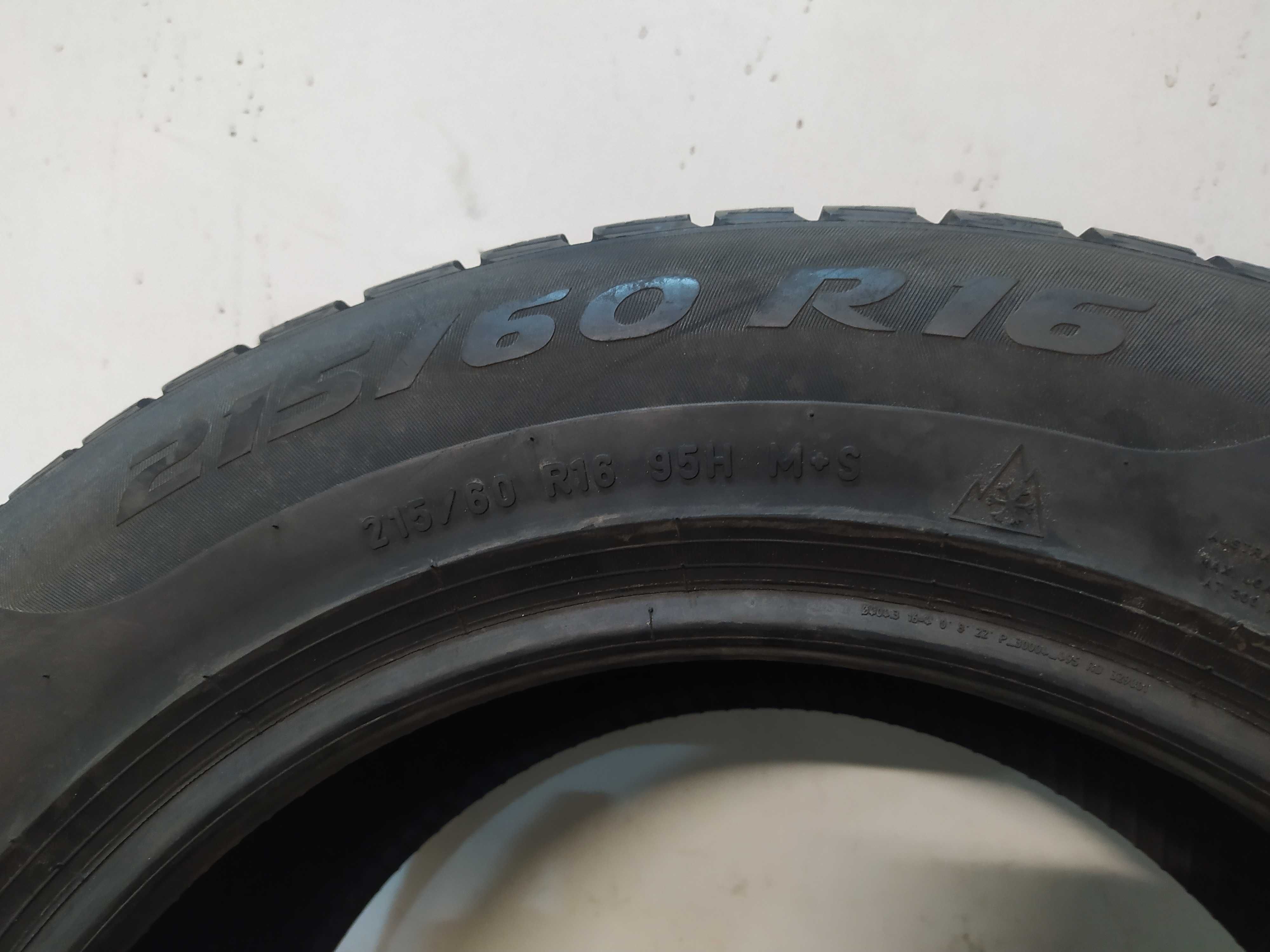 1x 215/60 R16 95H Pirelli Sottozero 3 2015r 7.5mm