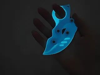 Garras retráteis tipo faca para customização
