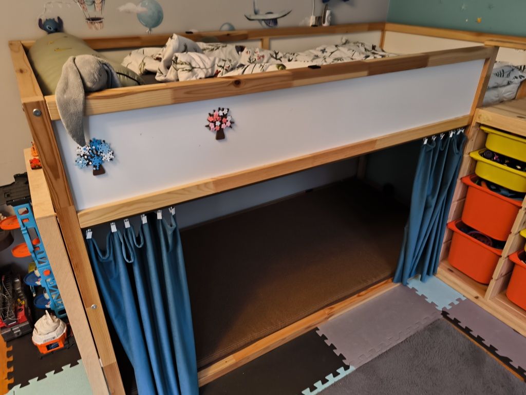 Sprzedam Łóżko Ikea KURA plus dodatki