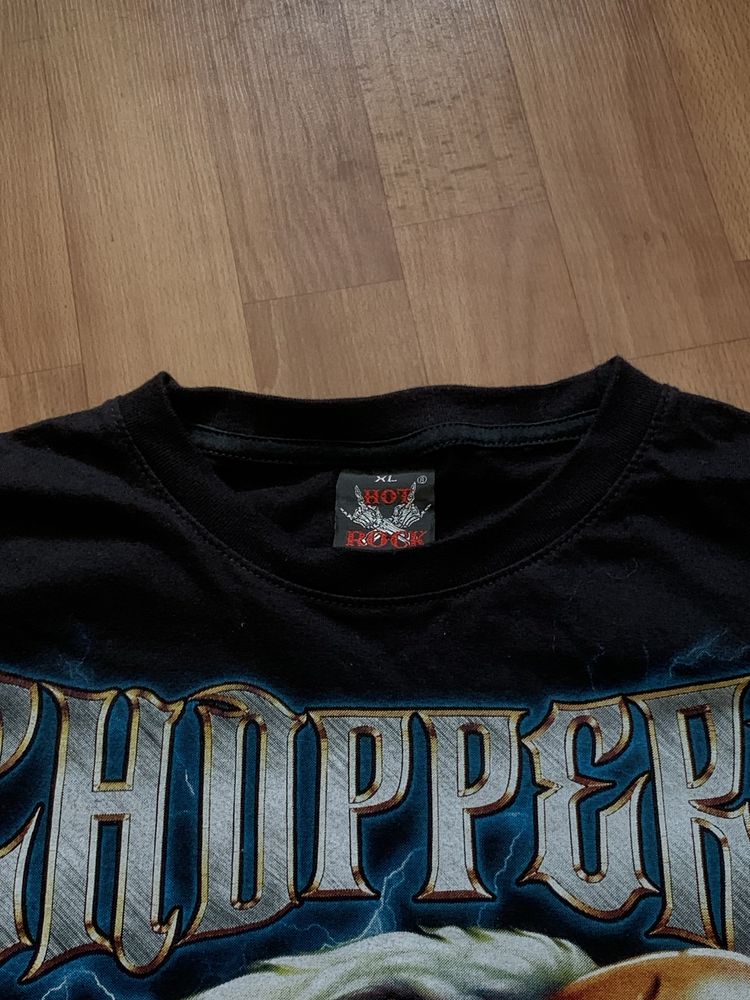 винтажная мерч футболка choppers west coast оверсайз rap sk8 box fit