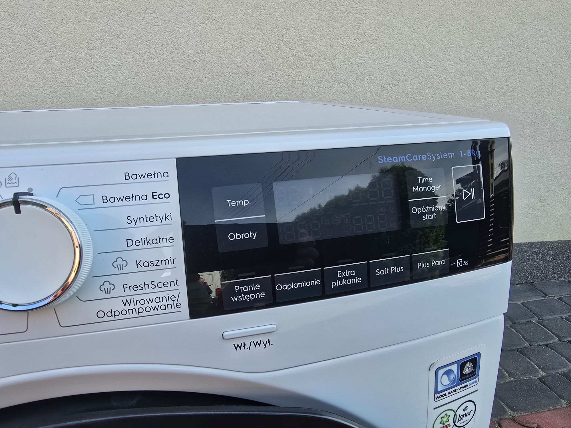 Pralka ELECTROLUX 8Kg WyswLed Inverter A+++ 1400Rpm Parowa